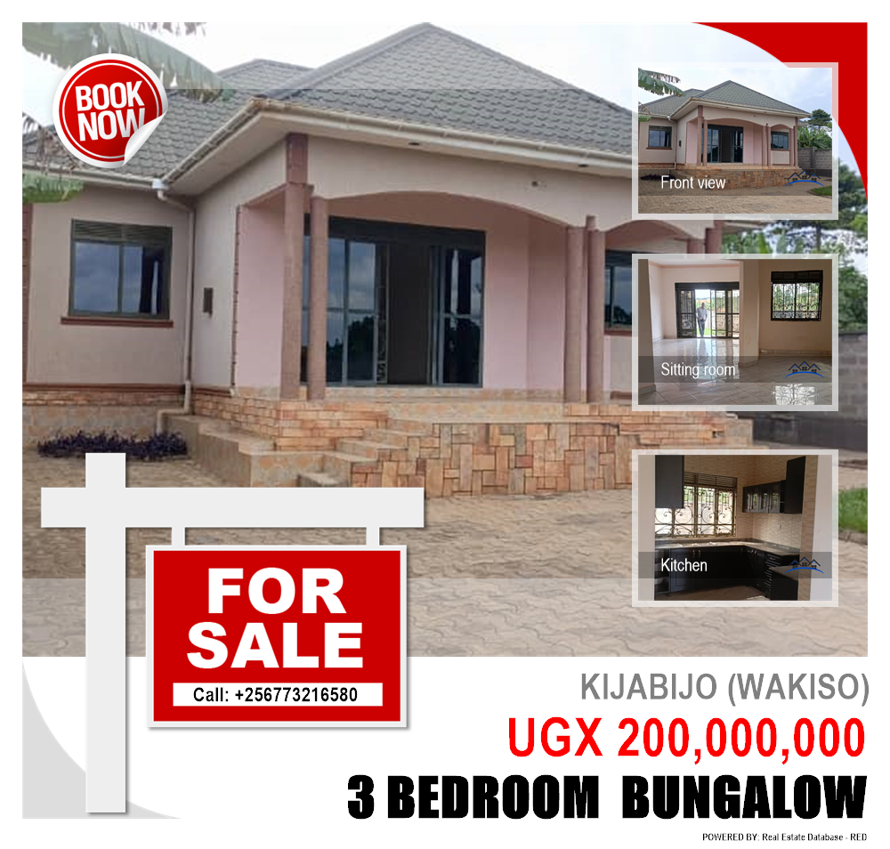 3 bedroom Bungalow  for sale in Kijabijo Wakiso Uganda, code: 205260