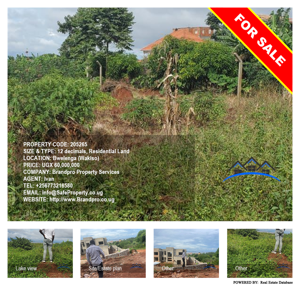 Residential Land  for sale in Bwelenga Wakiso Uganda, code: 205265