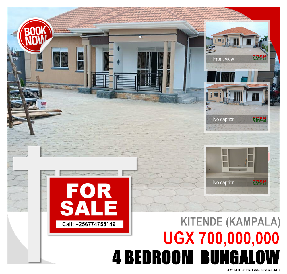 4 bedroom Bungalow  for sale in Kitende Kampala Uganda, code: 205266
