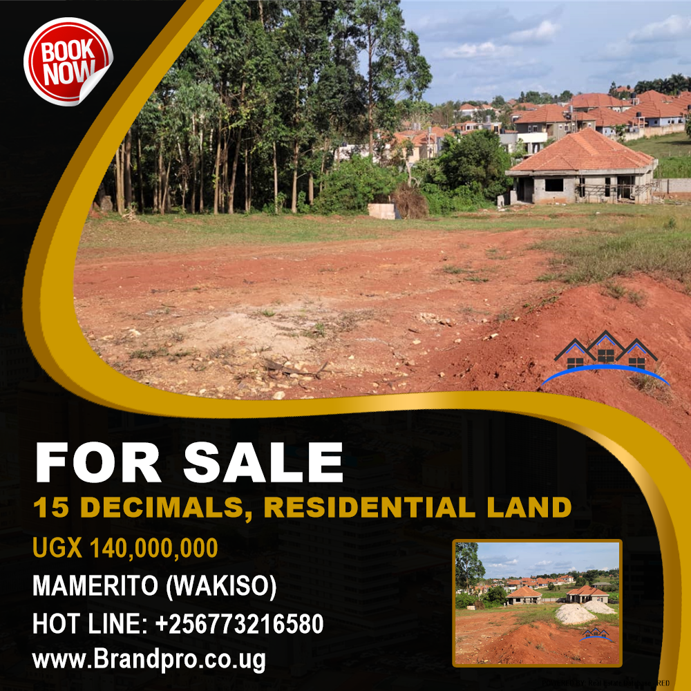 Residential Land  for sale in Mamerito Wakiso Uganda, code: 205273