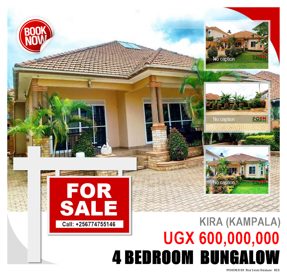 4 bedroom Bungalow  for sale in Kira Kampala Uganda, code: 205274