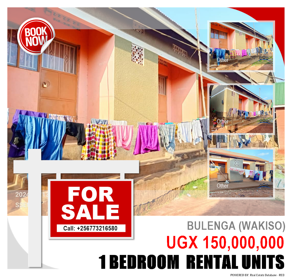 1 bedroom Rental units  for sale in Bulenga Wakiso Uganda, code: 205324