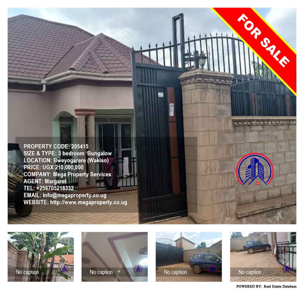 3 bedroom Bungalow  for sale in Bweyogerere Wakiso Uganda, code: 205415