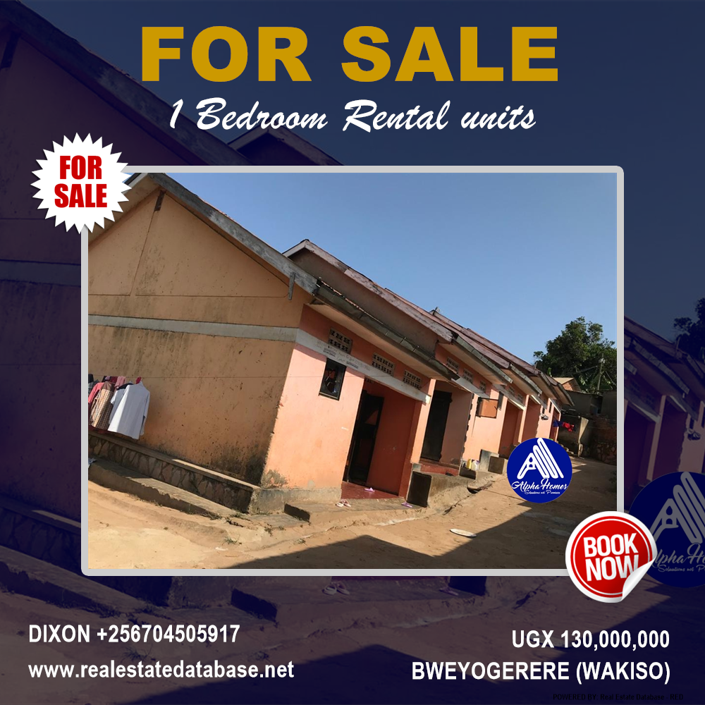 1 bedroom Rental units  for sale in Bweyogerere Wakiso Uganda, code: 205422