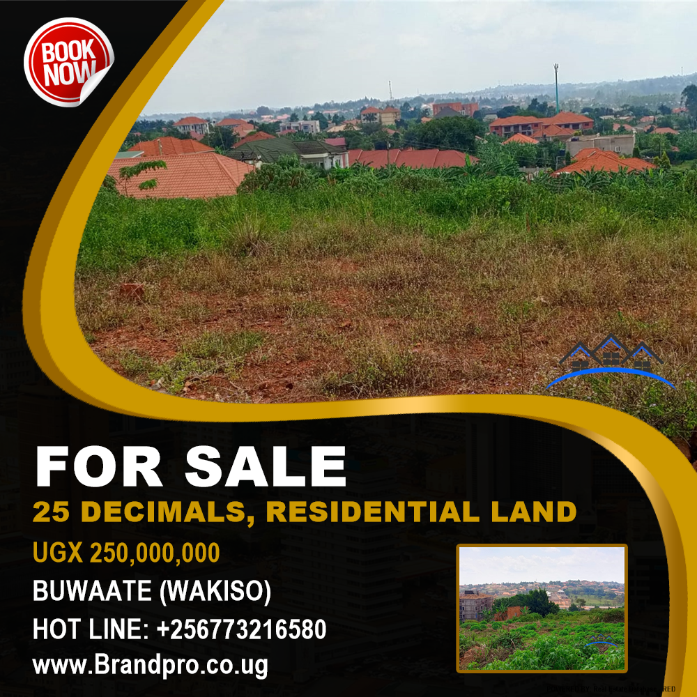 Residential Land  for sale in Buwaate Wakiso Uganda, code: 205427