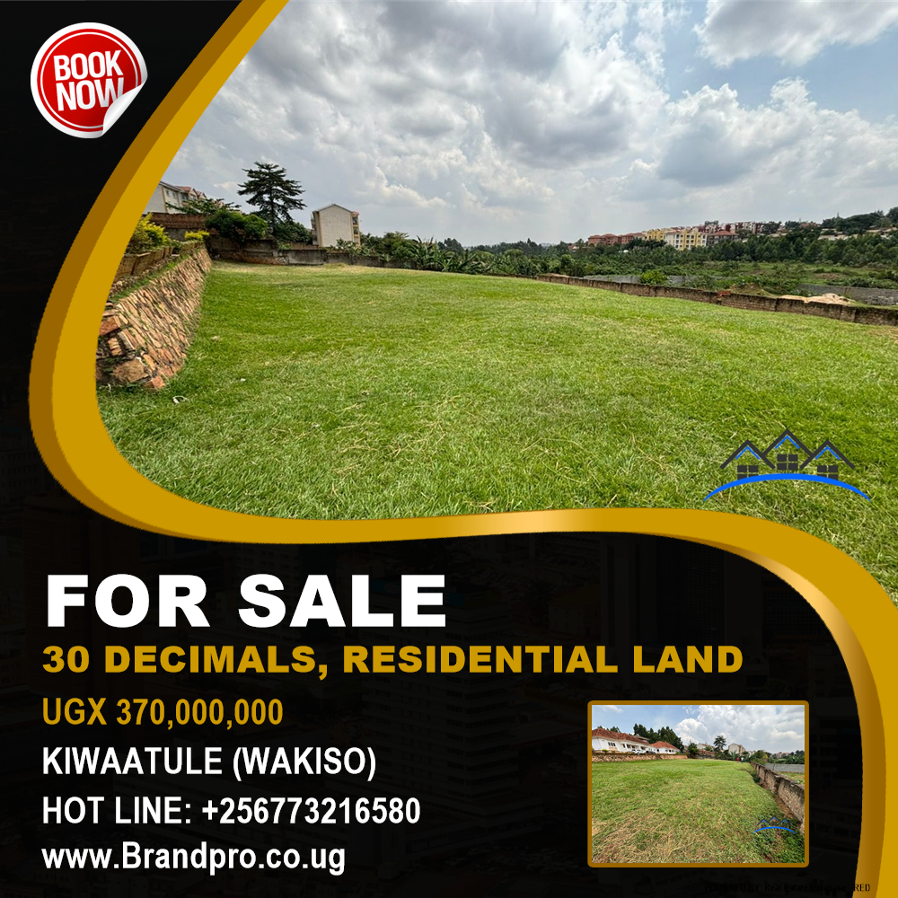 Residential Land  for sale in Kiwaatule Wakiso Uganda, code: 205430