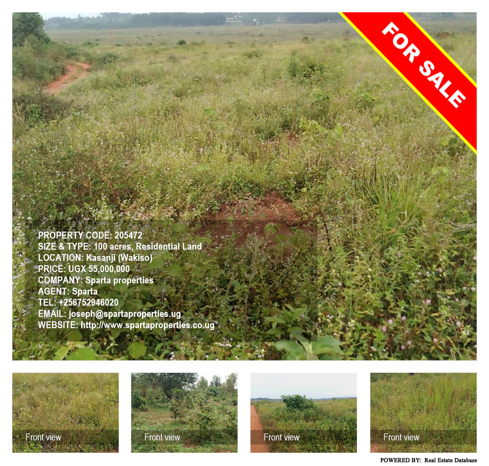 Residential Land  for sale in Kasanji Wakiso Uganda, code: 205472