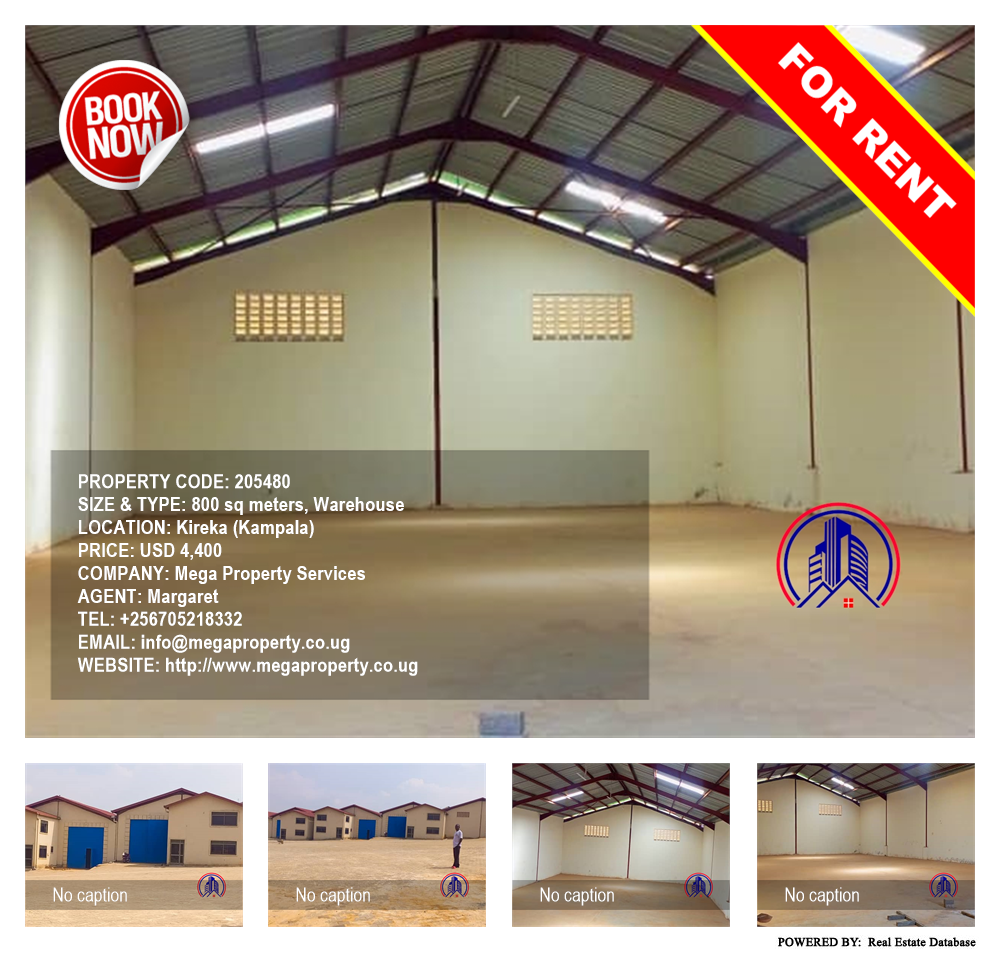 Warehouse  for rent in Kireka Kampala Uganda, code: 205480