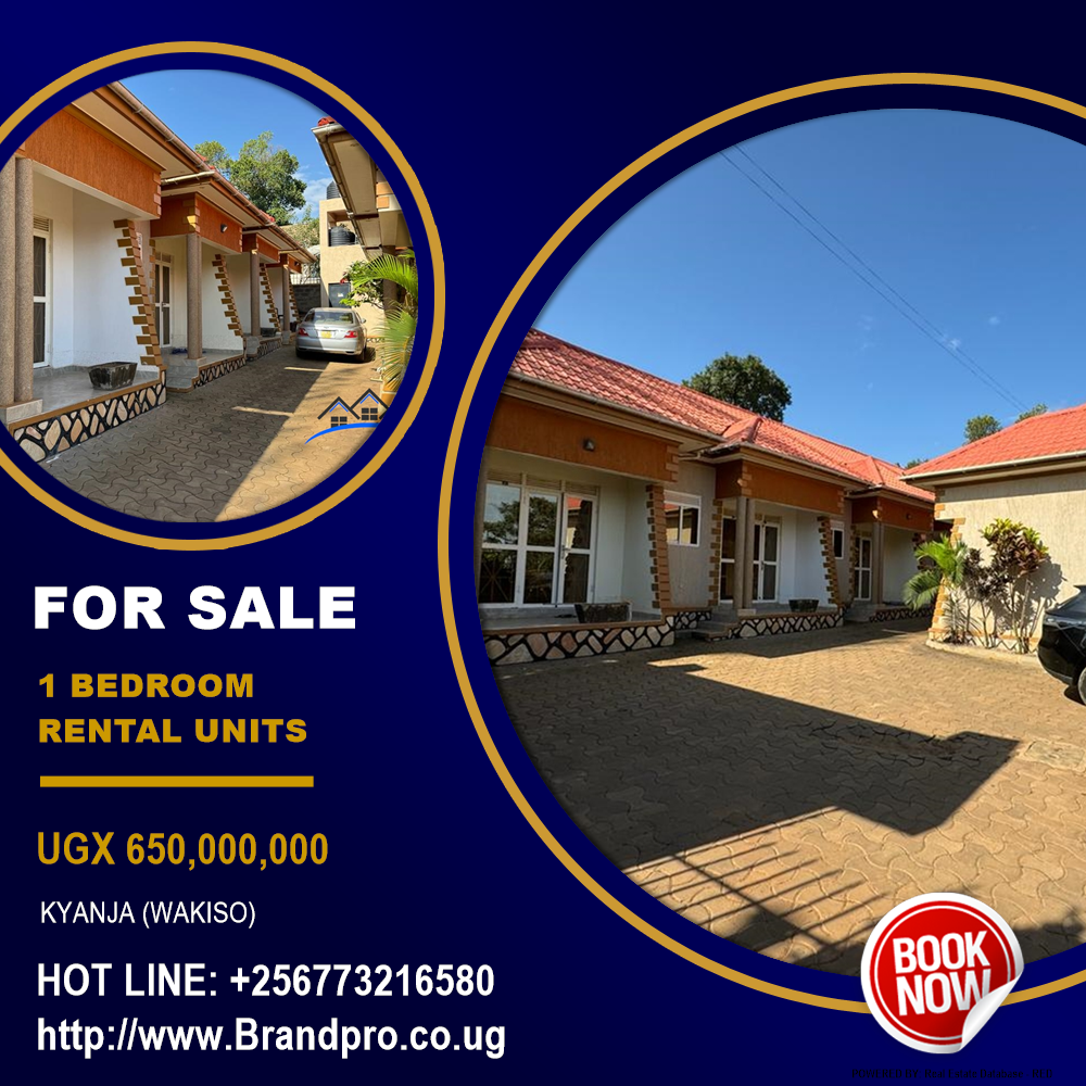 1 bedroom Rental units  for sale in Kyanja Wakiso Uganda, code: 205539