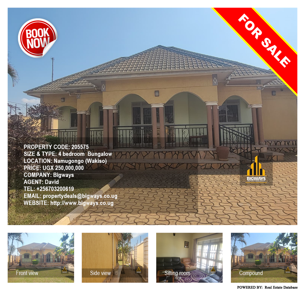 4 bedroom Bungalow  for sale in Namugongo Wakiso Uganda, code: 205575