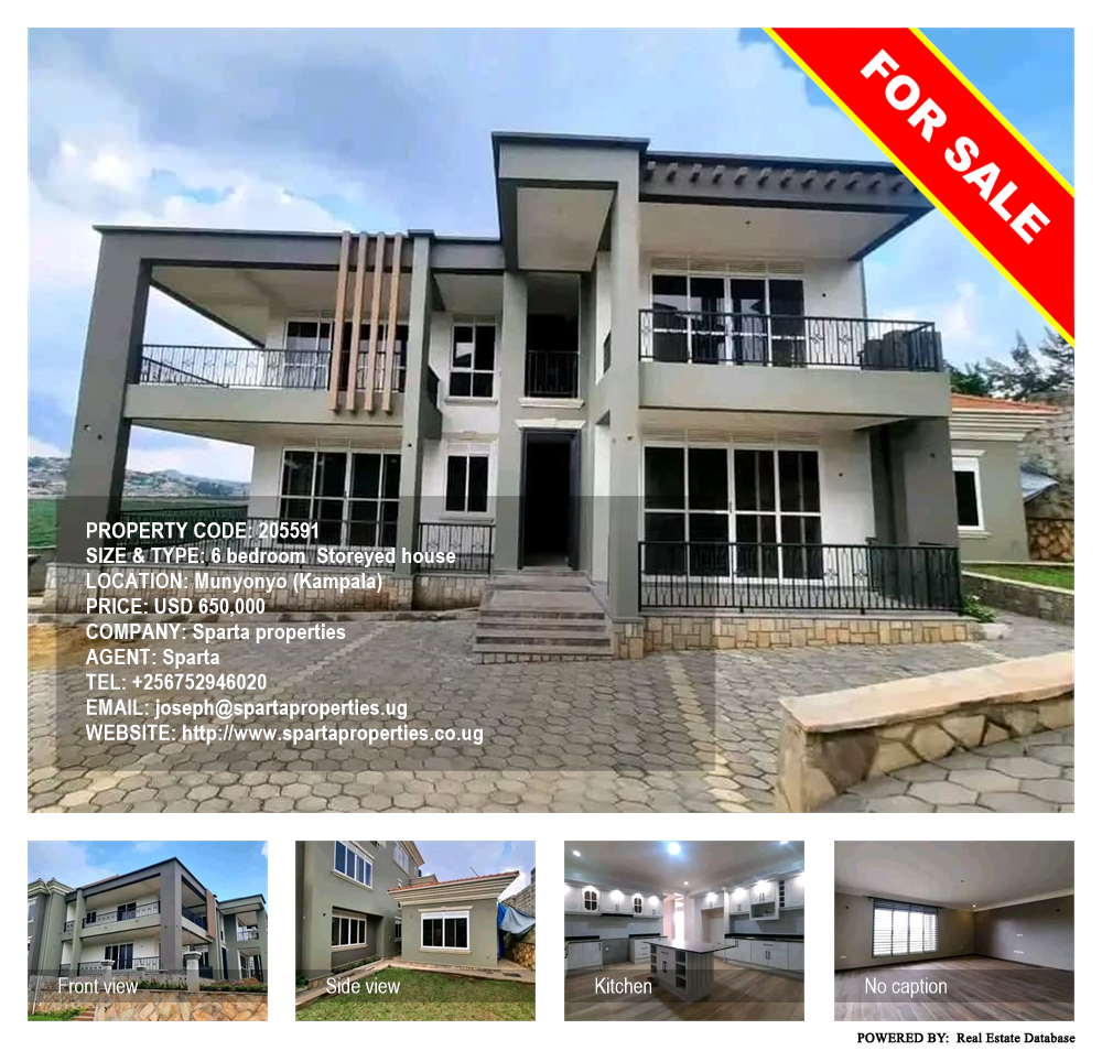 6 bedroom Storeyed house  for sale in Munyonyo Kampala Uganda, code: 205591