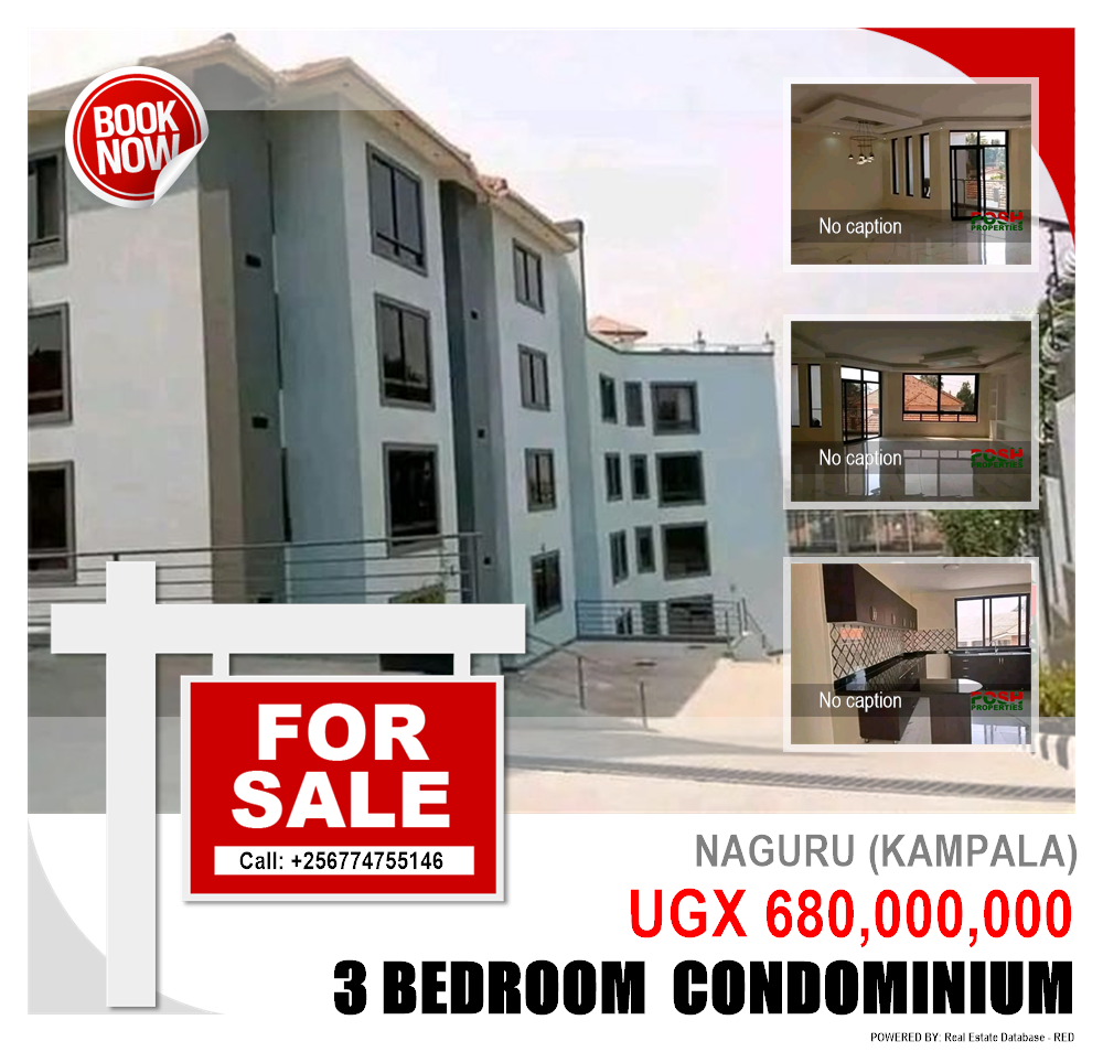 3 bedroom Condominium  for sale in Naguru Kampala Uganda, code: 205633