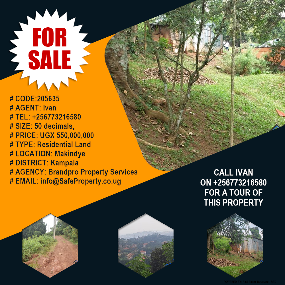 Residential Land  for sale in Makindye Kampala Uganda, code: 205635