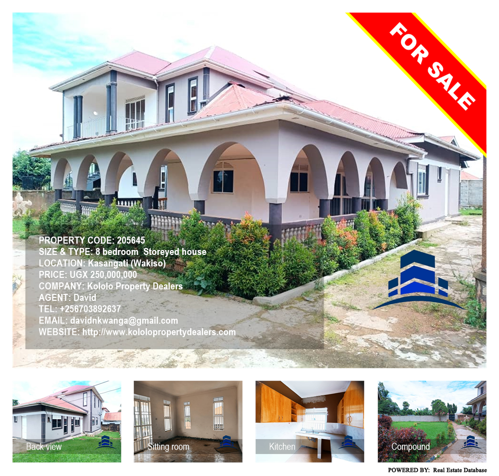 8 bedroom Storeyed house  for sale in Kasangati Wakiso Uganda, code: 205645