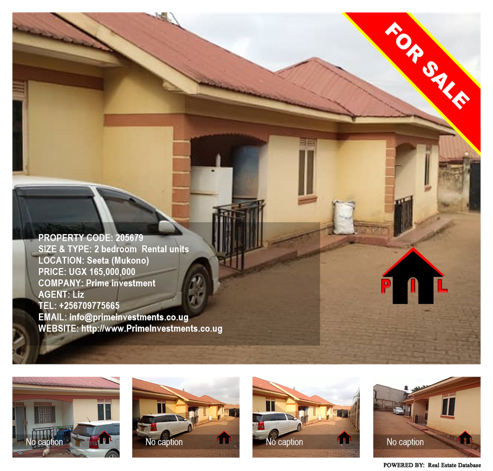2 bedroom Rental units  for sale in Seeta Mukono Uganda, code: 205679