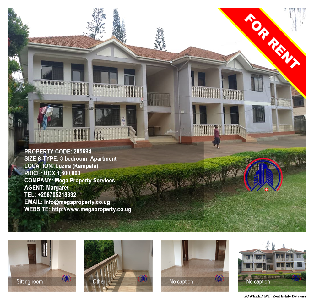 3 bedroom Apartment  for rent in Luzira Kampala Uganda, code: 205694