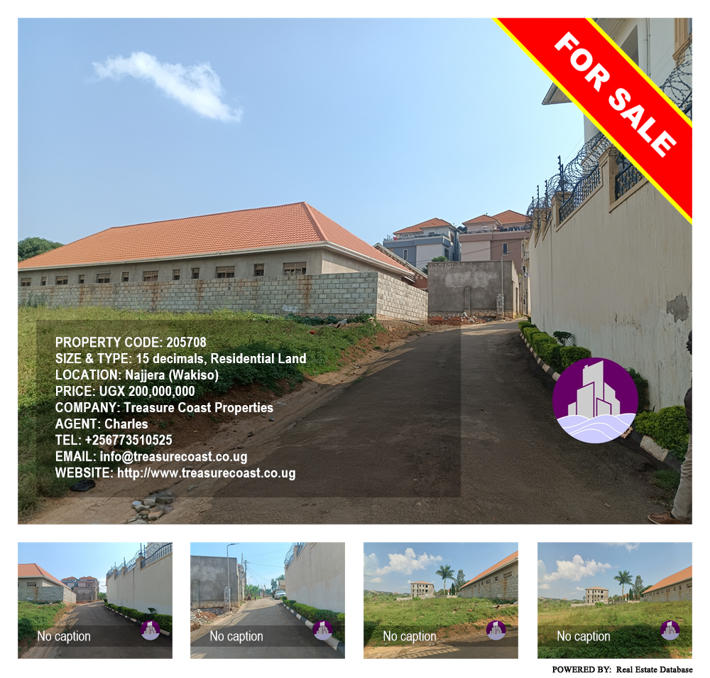 Residential Land  for sale in Najjera Wakiso Uganda, code: 205708