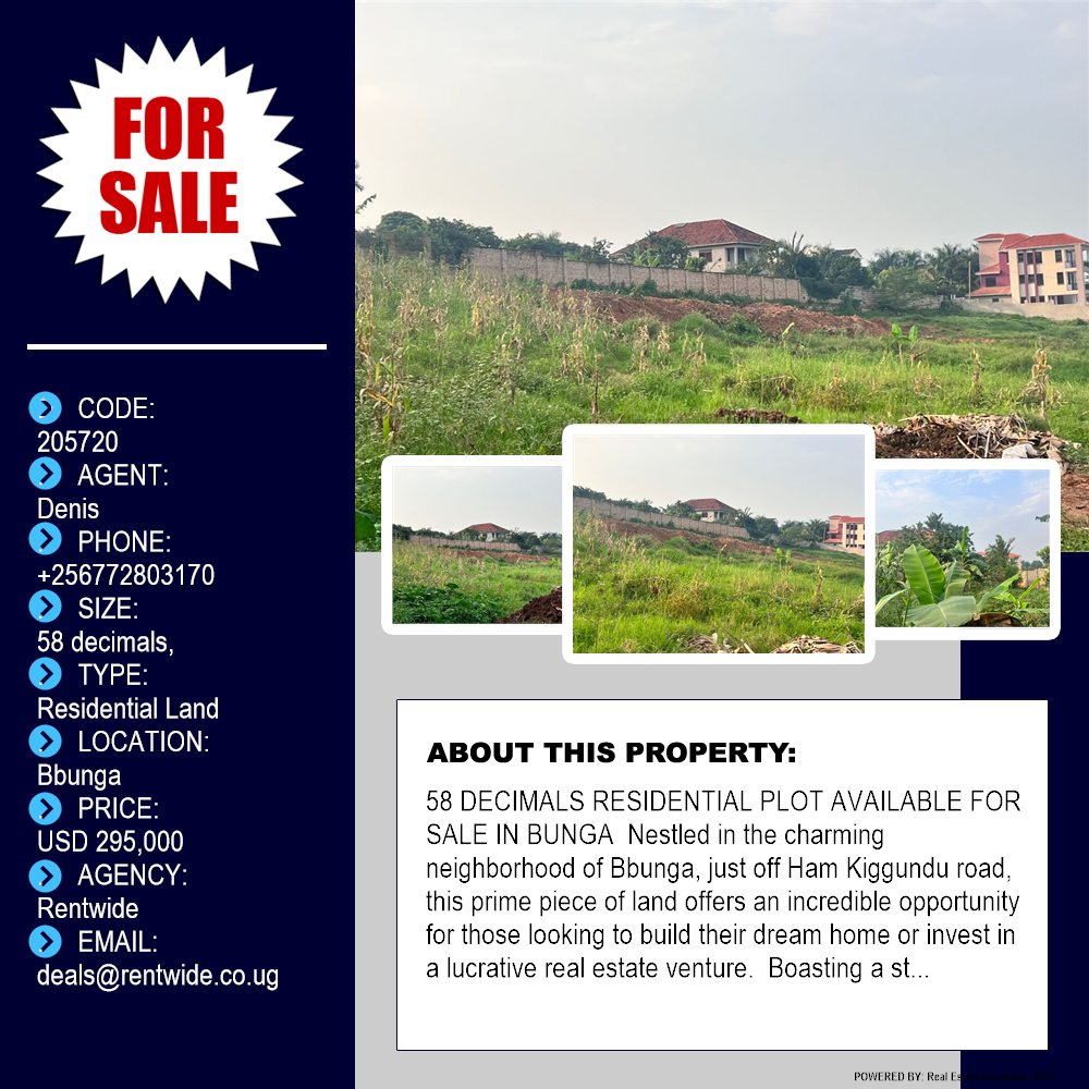 Residential Land  for sale in Bbunga Kampala Uganda, code: 205720