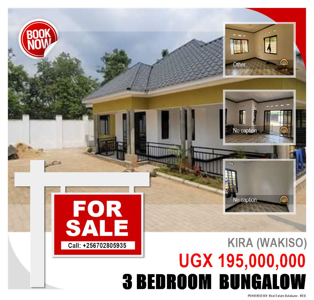 3 bedroom Bungalow  for sale in Kira Wakiso Uganda, code: 205744