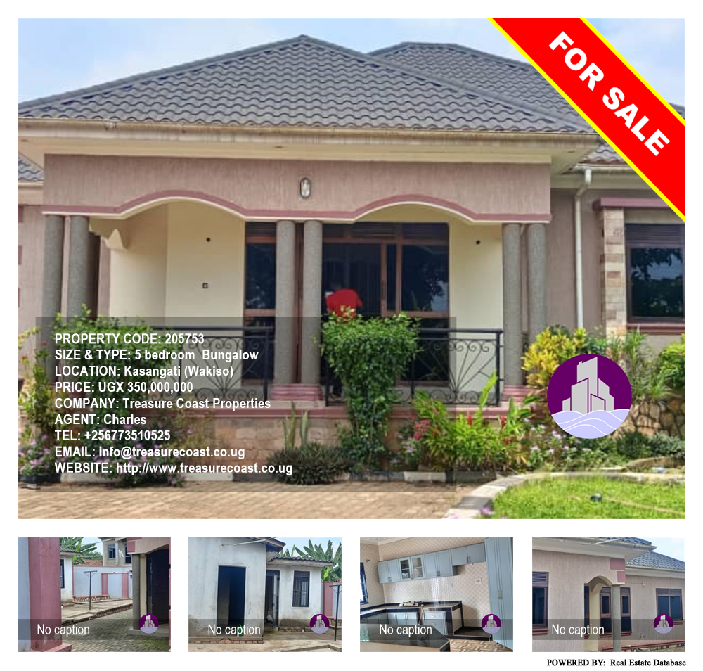 5 bedroom Bungalow  for sale in Kasangati Wakiso Uganda, code: 205753