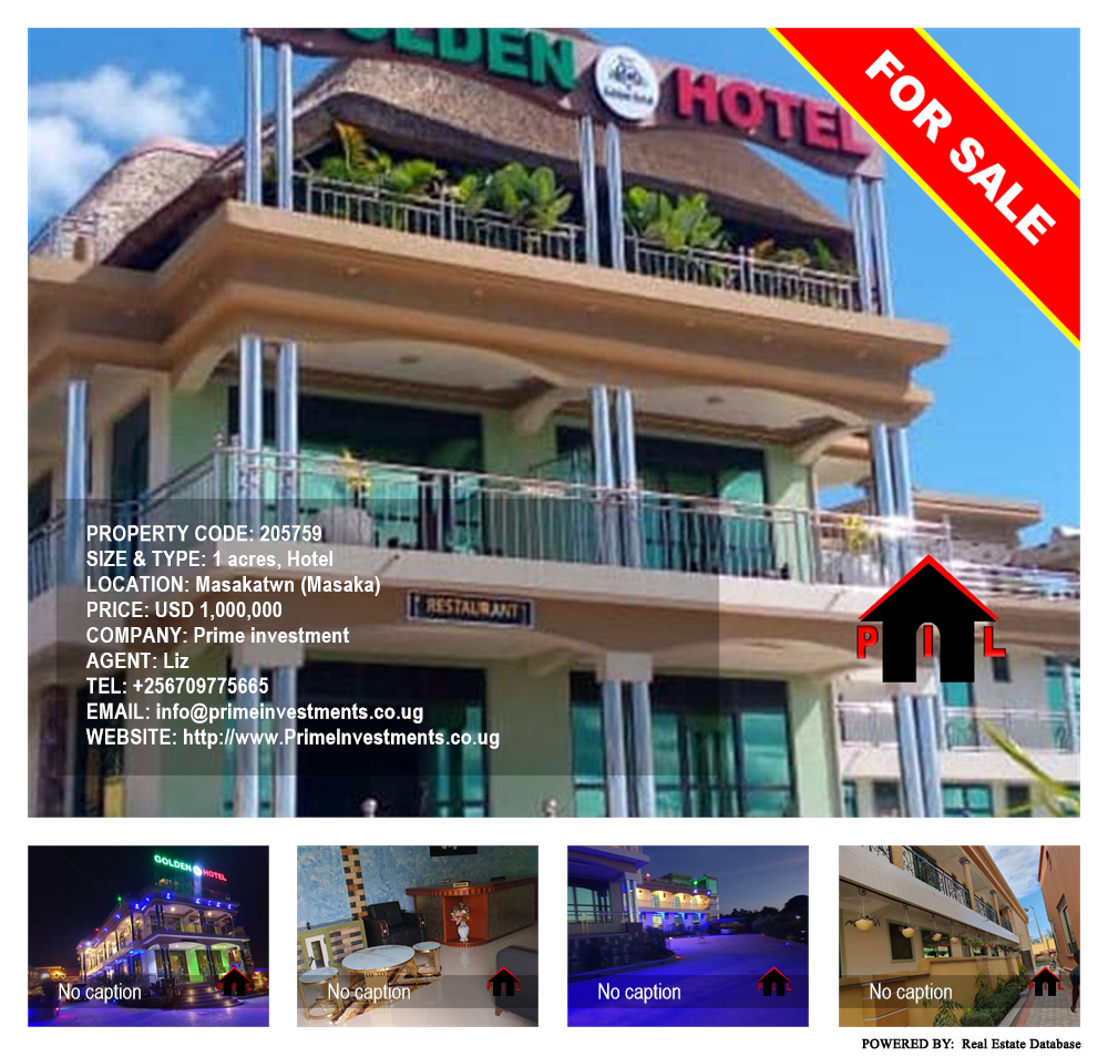 Hotel  for sale in Masakatwn Masaka Uganda, code: 205759