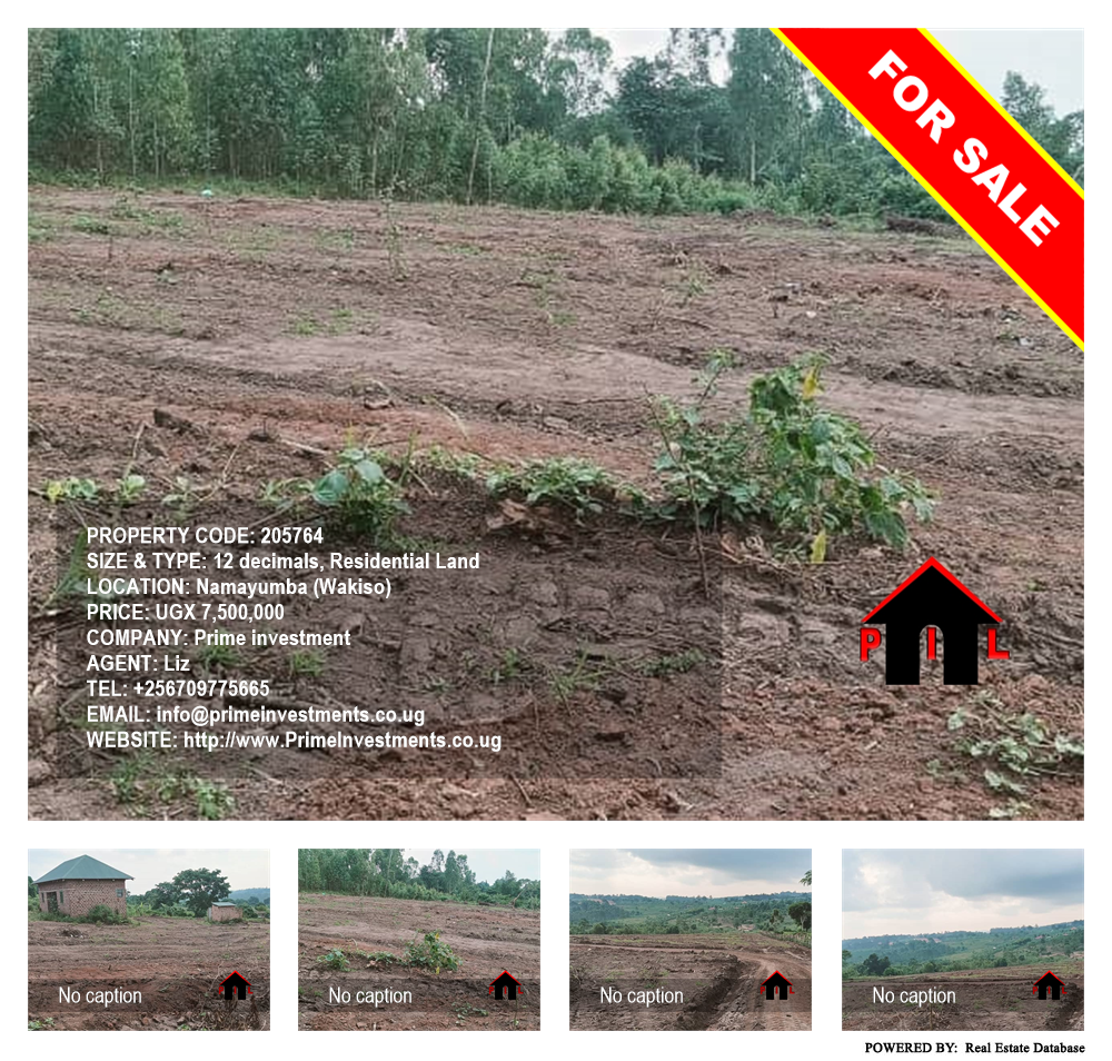 Residential Land  for sale in Namayumba Wakiso Uganda, code: 205764