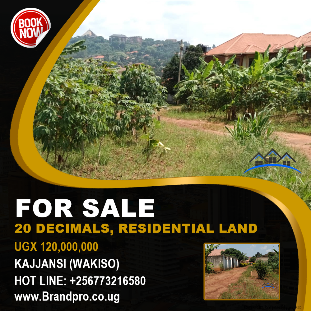 Residential Land  for sale in Kajjansi Wakiso Uganda, code: 205854