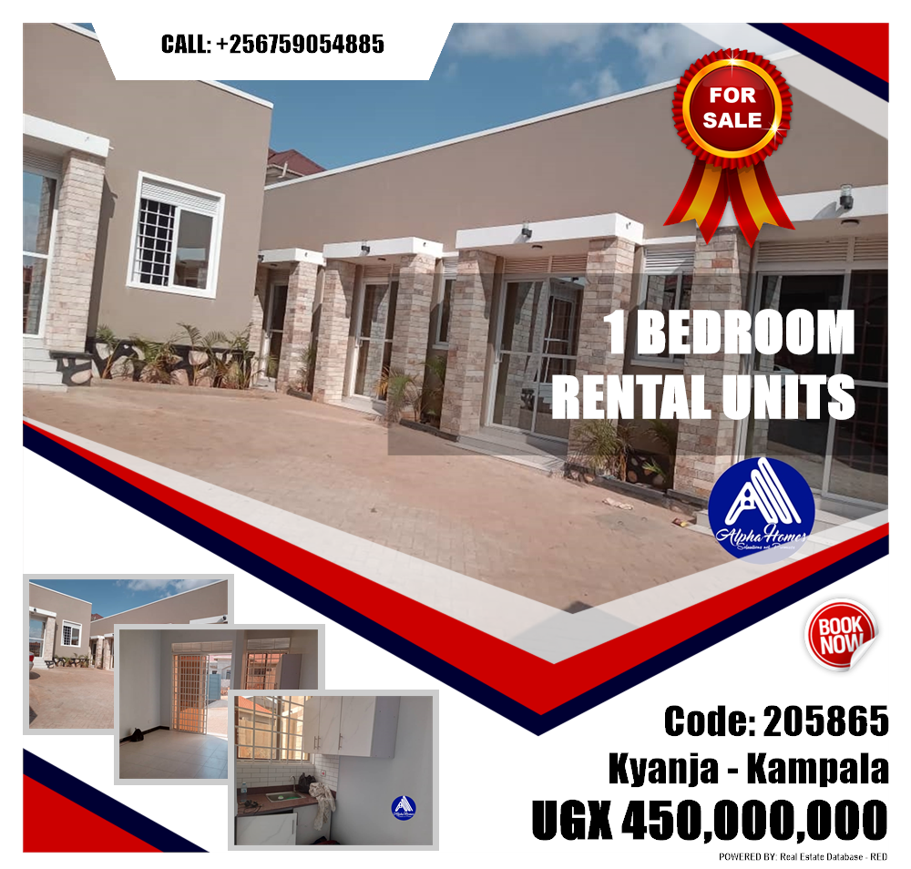 1 bedroom Rental units  for sale in Kyanja Kampala Uganda, code: 205865