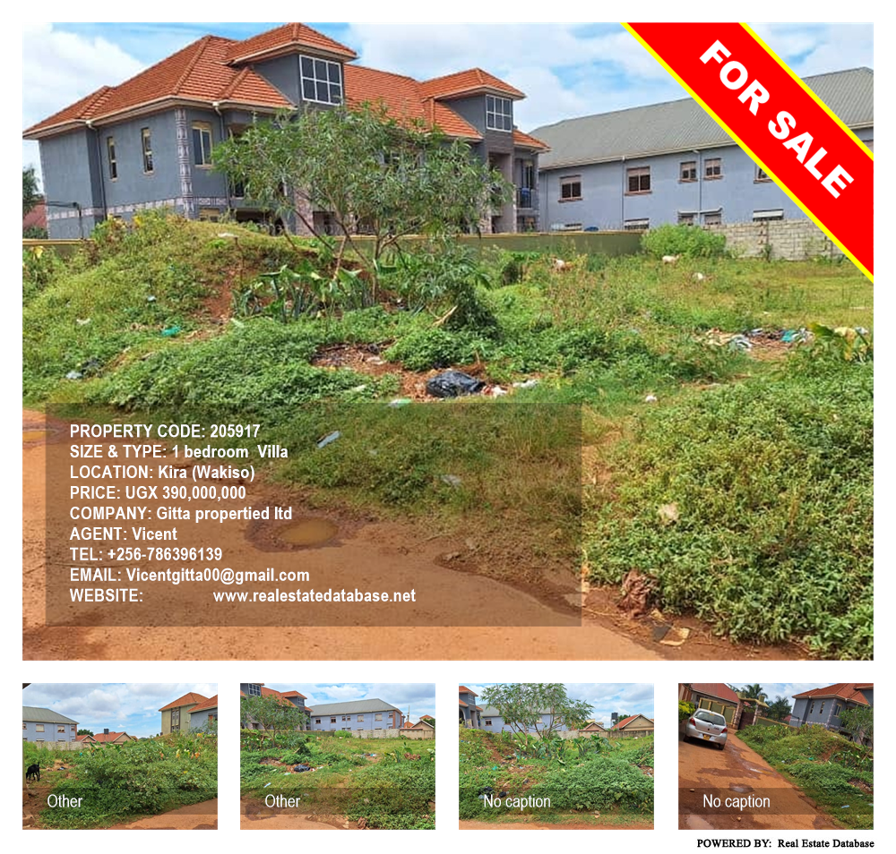 1 bedroom Villa  for sale in Kira Wakiso Uganda, code: 205917