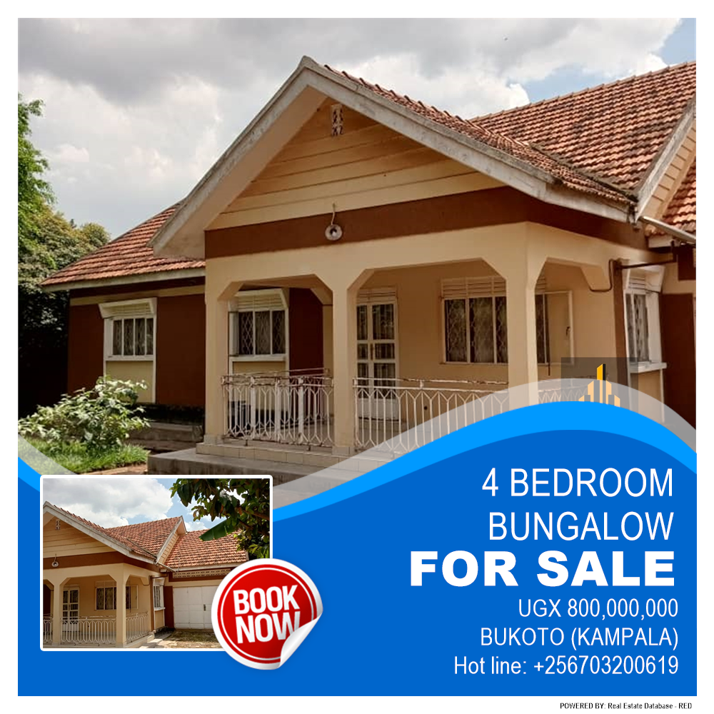 4 bedroom Bungalow  for sale in Bukoto Kampala Uganda, code: 205942