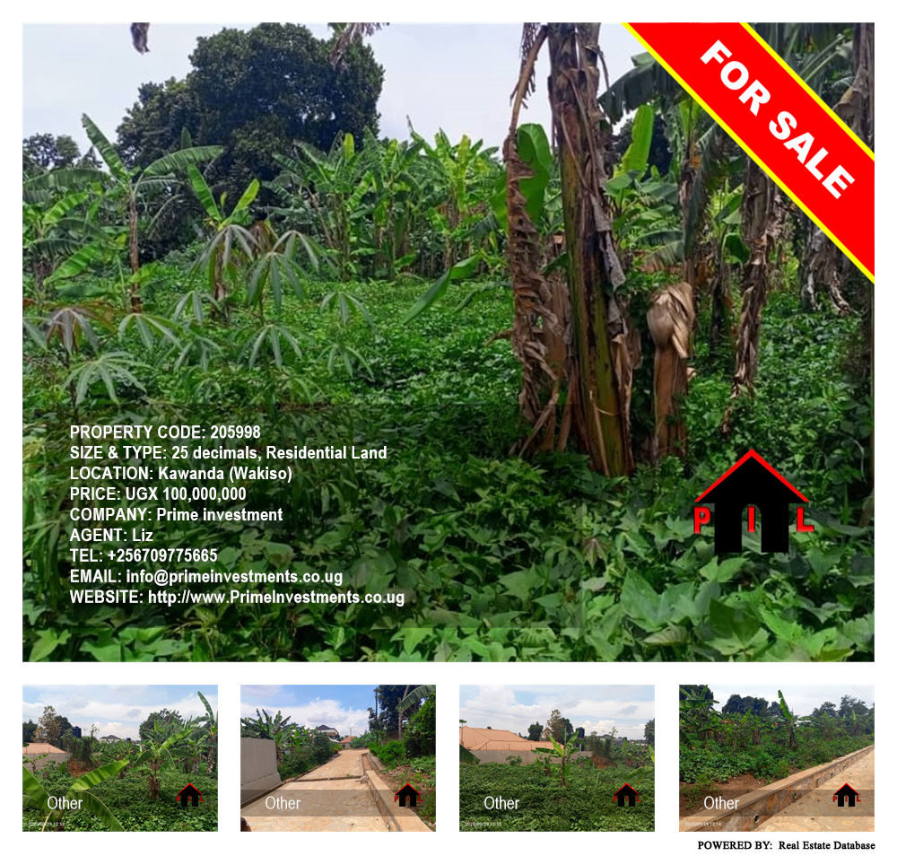 Residential Land  for sale in Kawanda Wakiso Uganda, code: 205998