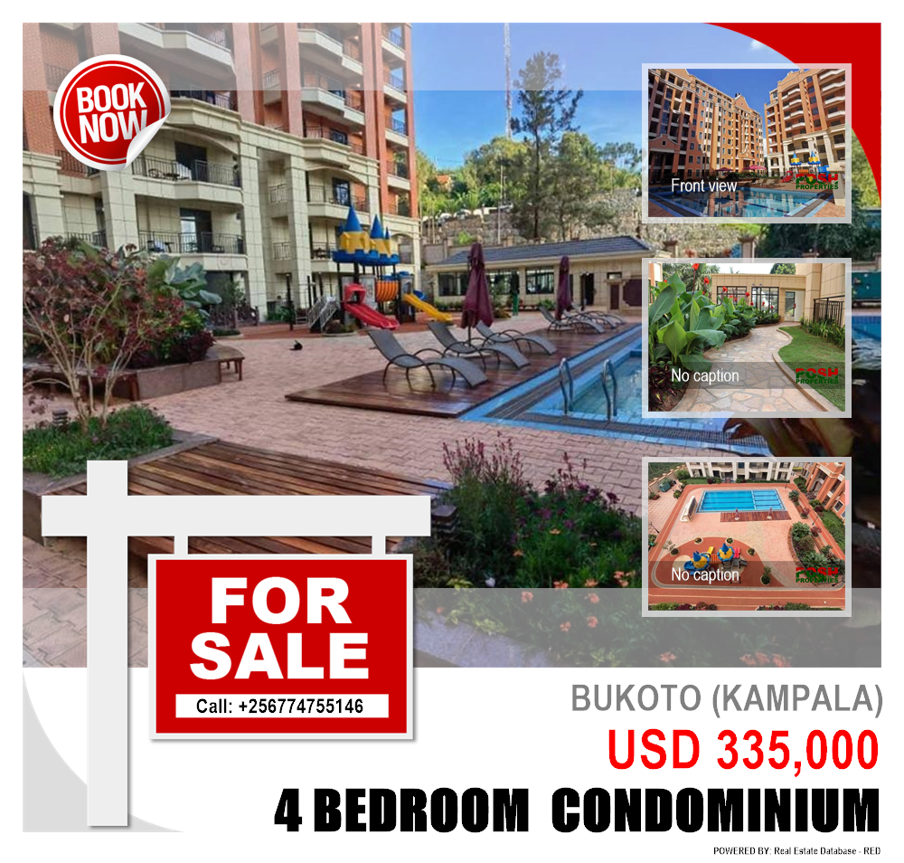 4 bedroom Condominium  for sale in Bukoto Kampala Uganda, code: 206007