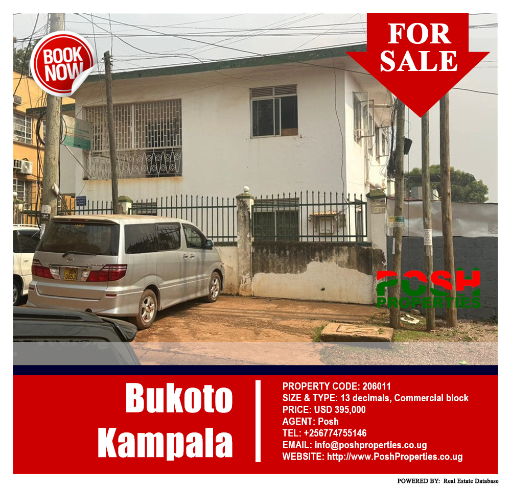 Commercial block  for sale in Bukoto Kampala Uganda, code: 206011