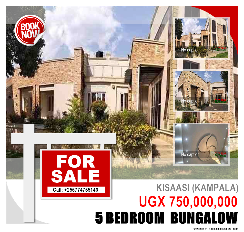 5 bedroom Bungalow  for sale in Kisaasi Kampala Uganda, code: 206016