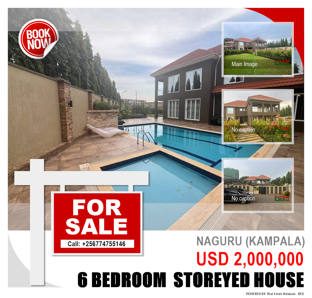 6 bedroom Storeyed house  for sale in Naguru Kampala Uganda, code: 206018