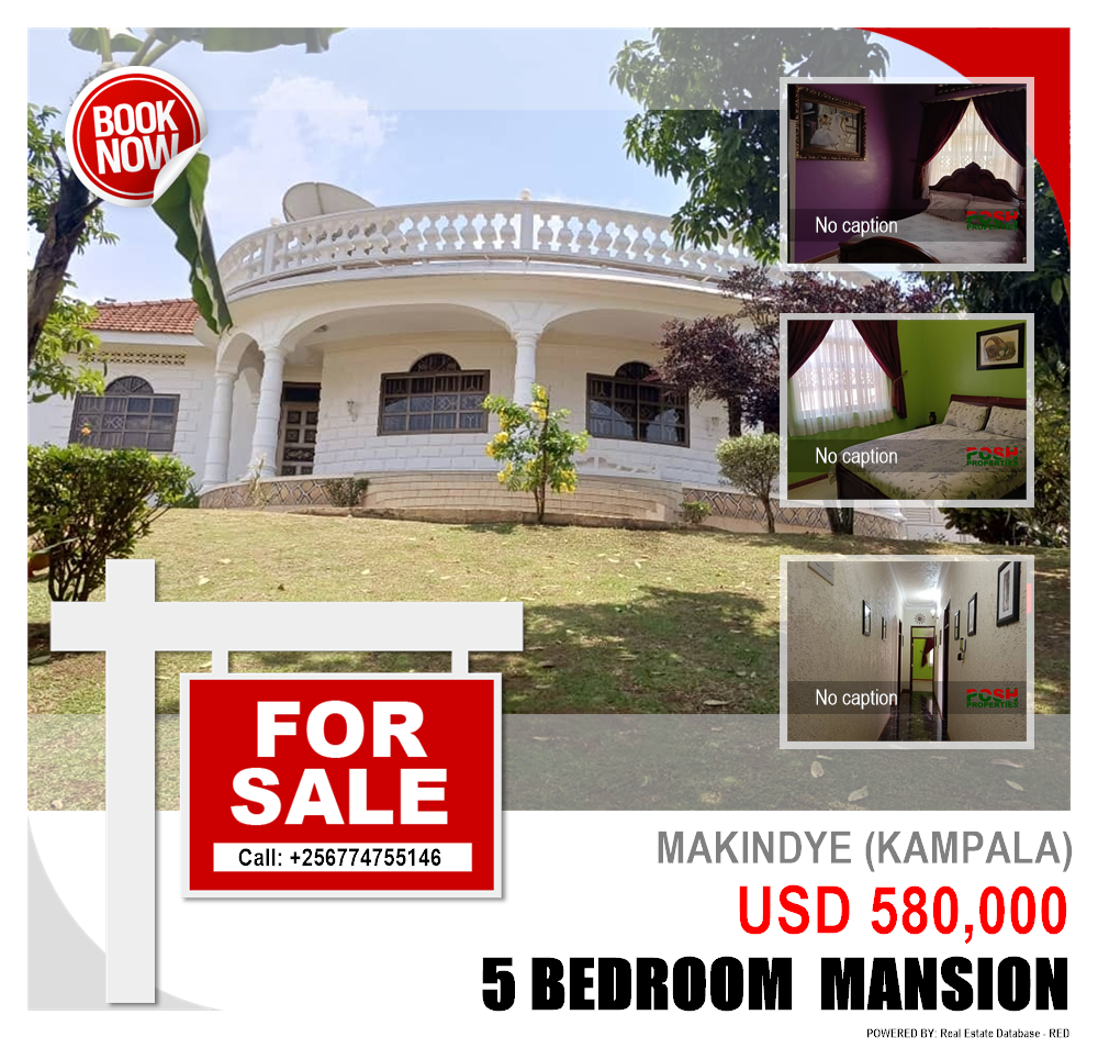 5 bedroom Mansion  for sale in Makindye Kampala Uganda, code: 207027