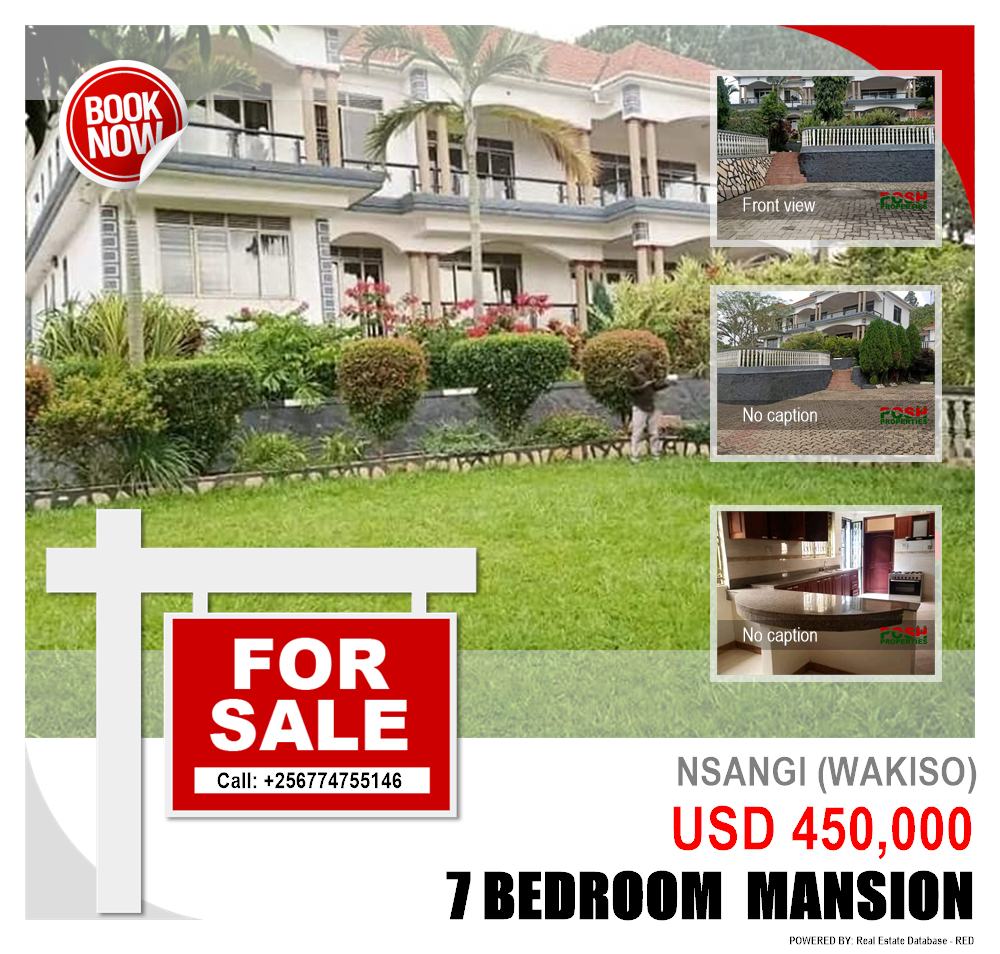 7 bedroom Mansion  for sale in Nsangi Wakiso Uganda, code: 207030