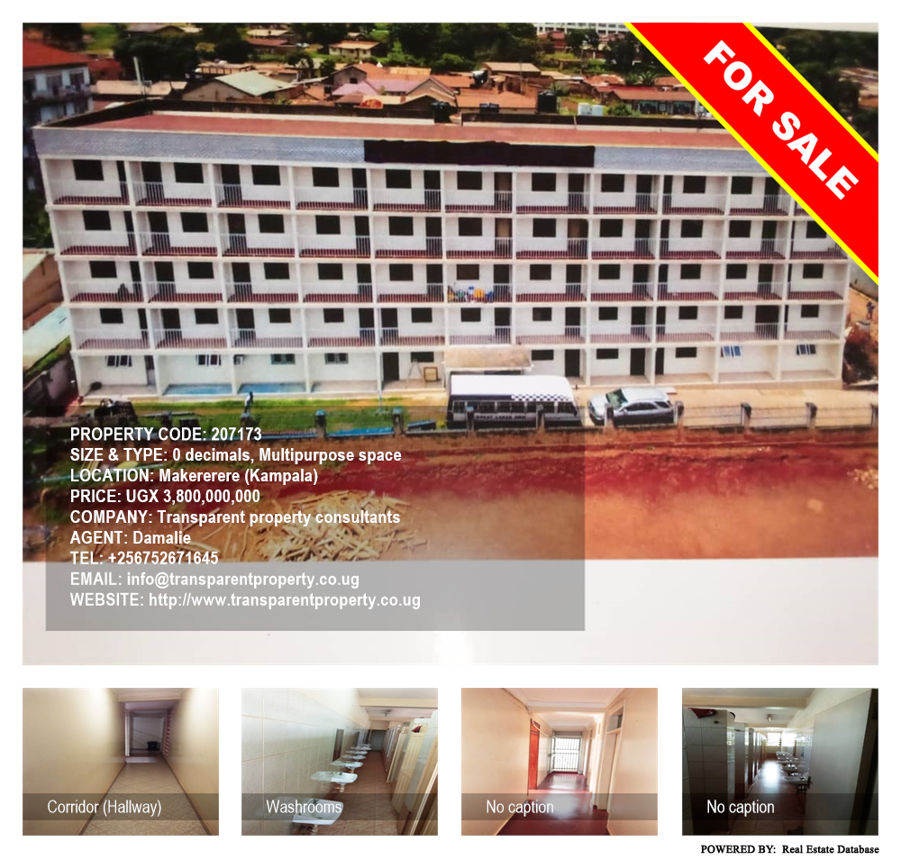 Multipurpose space  for sale in Makererere Kampala Uganda, code: 207173