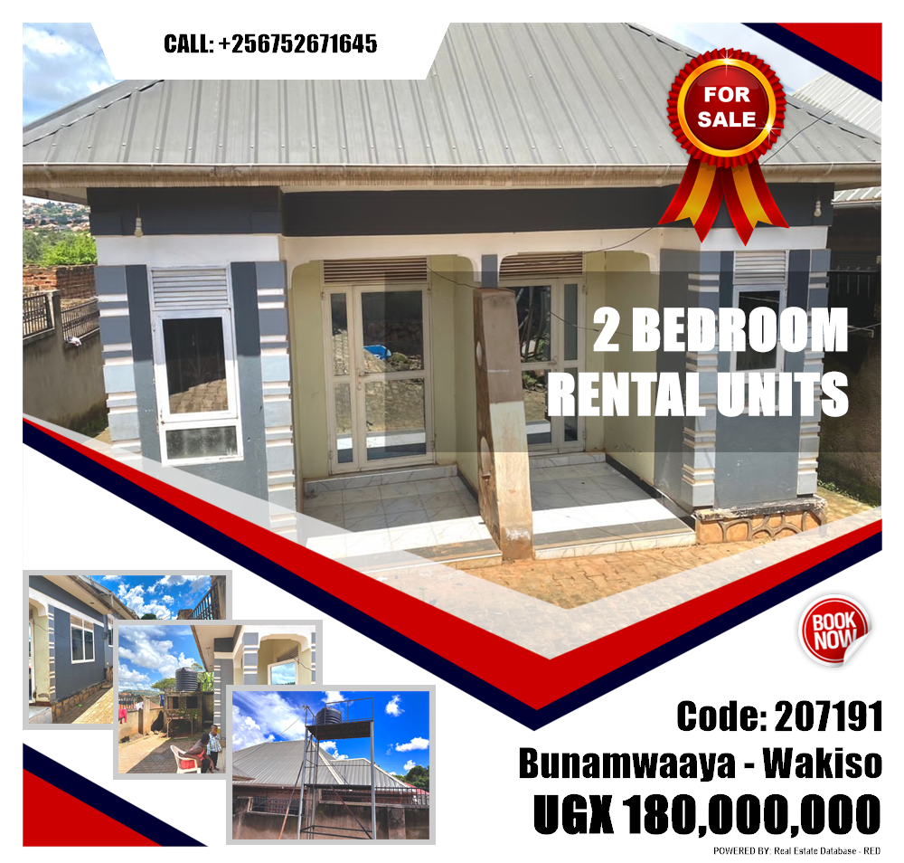 2 bedroom Rental units  for sale in Bunamwaaya Wakiso Uganda, code: 207191