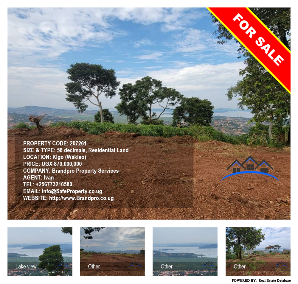 Residential Land  for sale in Kigo Wakiso Uganda, code: 207261