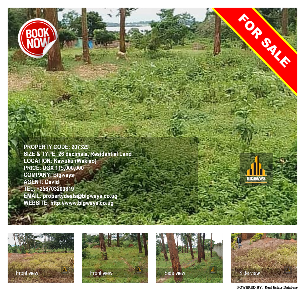Residential Land  for sale in Kawuku Wakiso Uganda, code: 207329