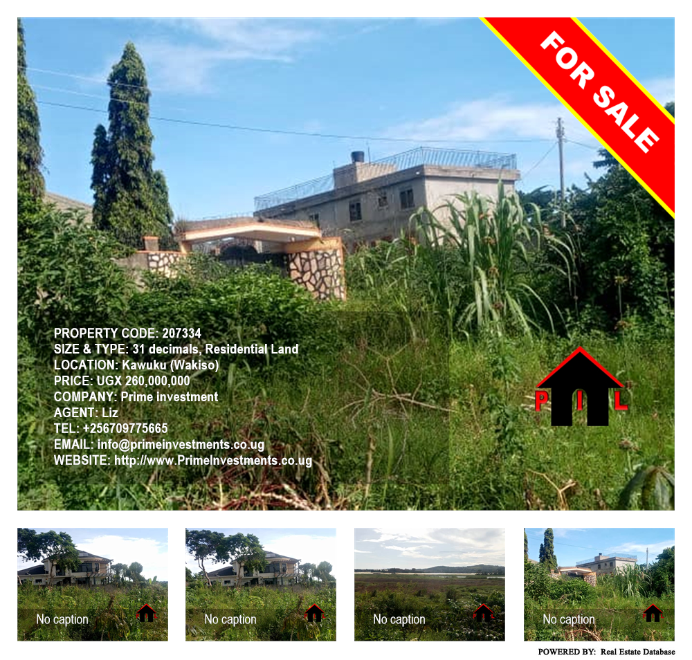 Residential Land  for sale in Kawuku Wakiso Uganda, code: 207334