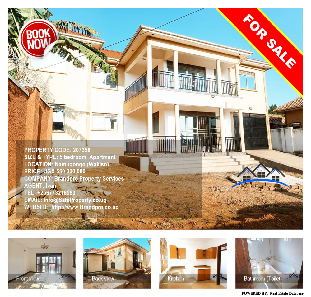 5 bedroom Apartment  for sale in Namugongo Wakiso Uganda, code: 207356