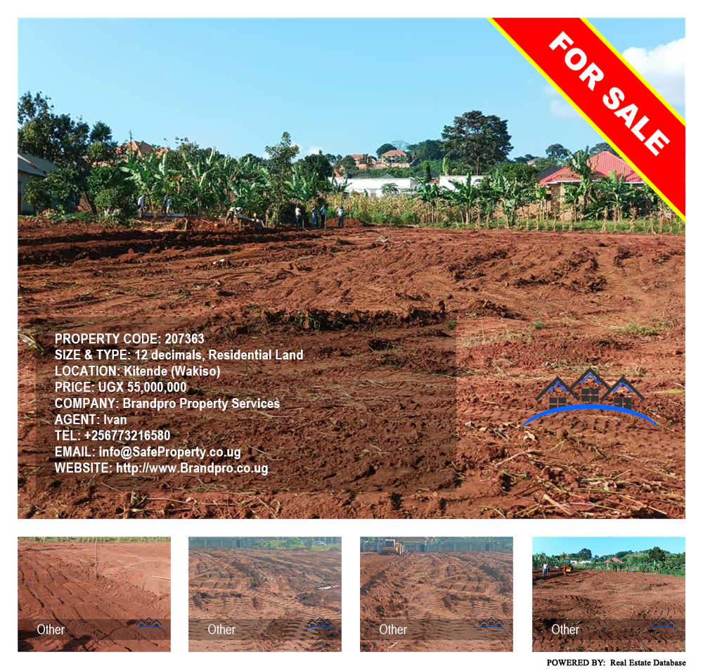 Residential Land  for sale in Kitende Wakiso Uganda, code: 207363