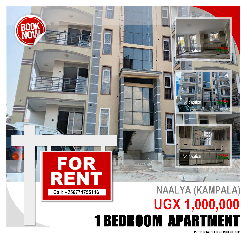 1 bedroom Apartment  for rent in Naalya Kampala Uganda, code: 207385