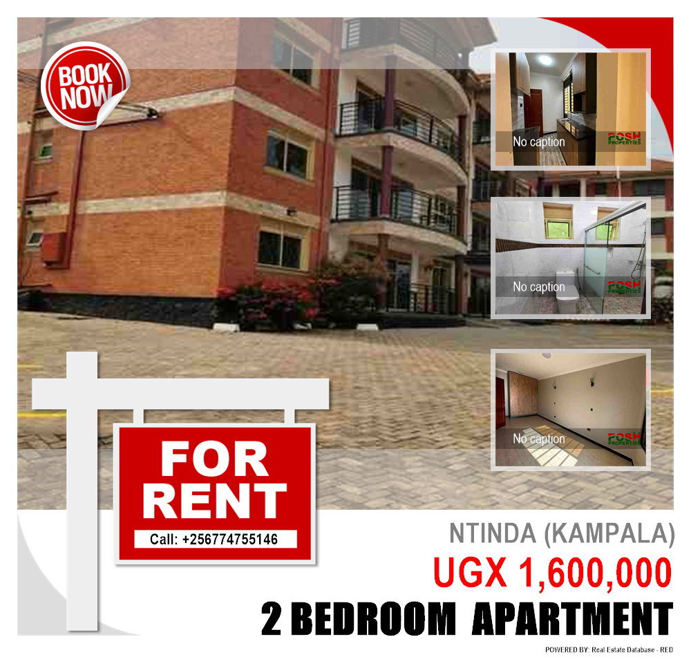 2 bedroom Apartment  for rent in Ntinda Kampala Uganda, code: 207394