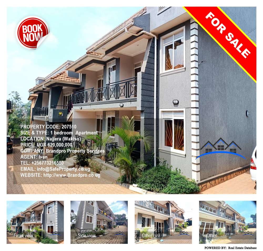 1 bedroom Apartment  for sale in Najjera Wakiso Uganda, code: 207510