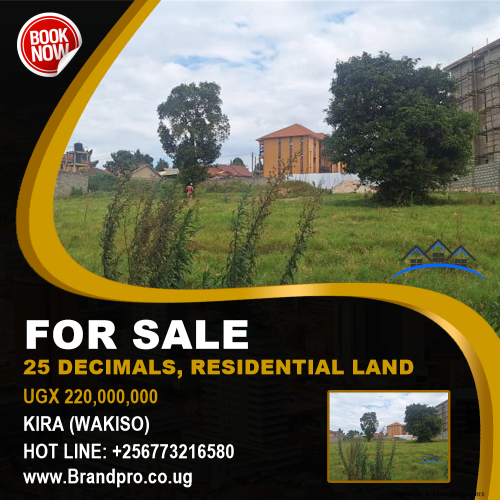 Residential Land  for sale in Kira Wakiso Uganda, code: 207653