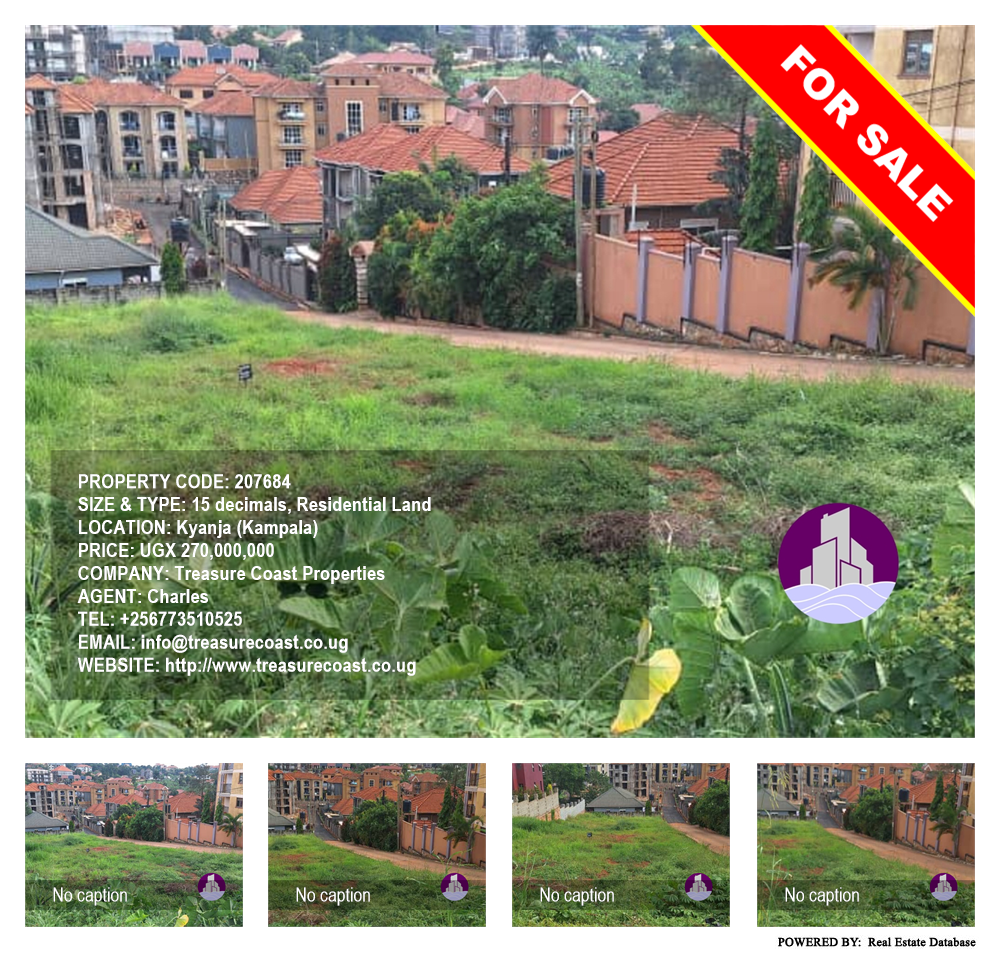 Residential Land  for sale in Kyanja Kampala Uganda, code: 207684