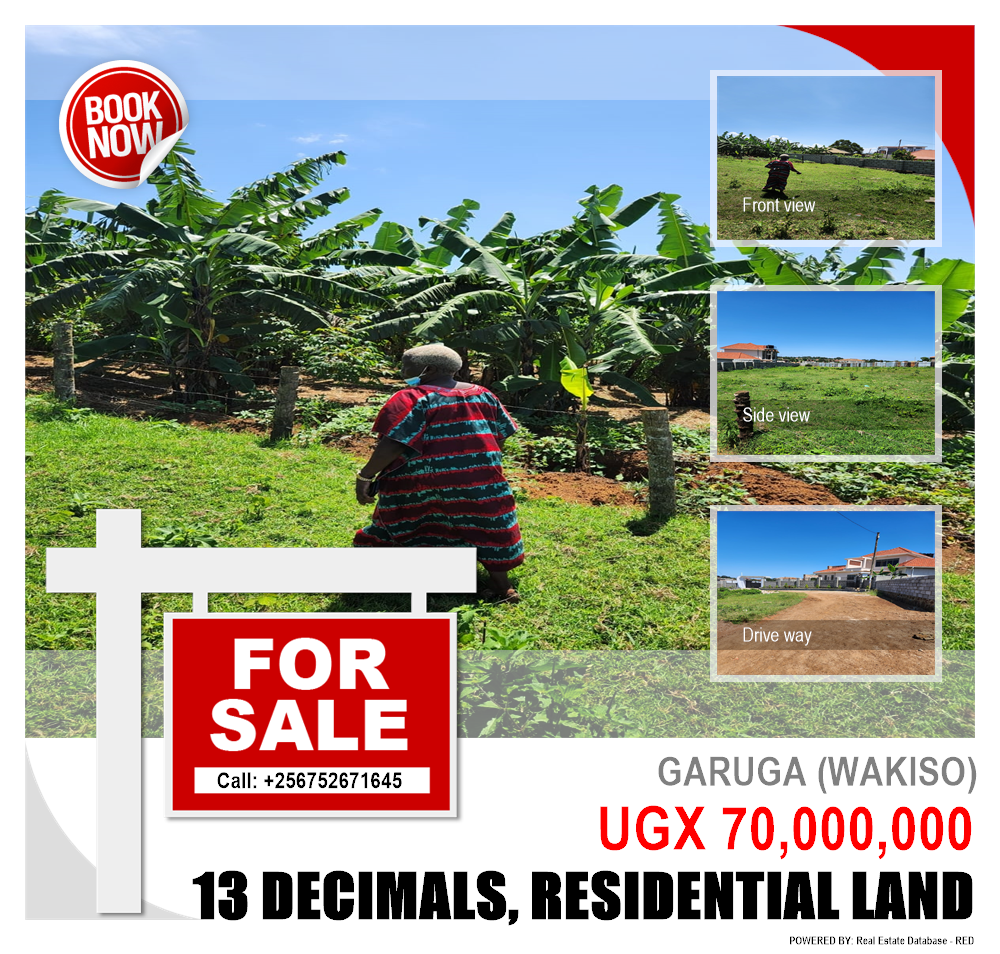 Residential Land  for sale in Garuga Wakiso Uganda, code: 207721